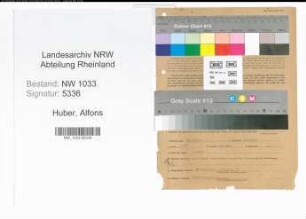 Entnazifizierung Alfons Huber , geb. 30.06.1899 (Landwirt)