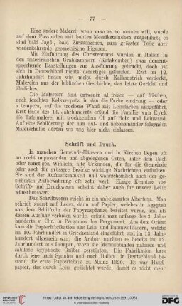 Schrift und Druck