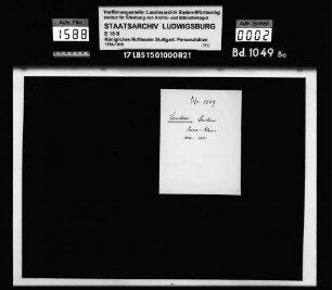 Sautter, Pauline; Tanzelevin; ausgesch.: 1853