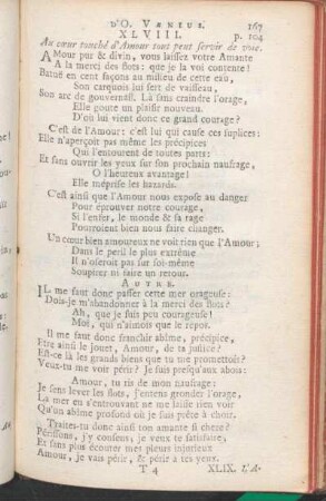 XLVIII. Au cœur touché d'Amour tout peut servir de voie.