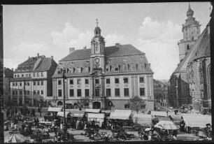 Weißenfels. Markt mit Rathaus