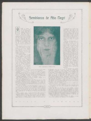 Semblanza de Ada Negri