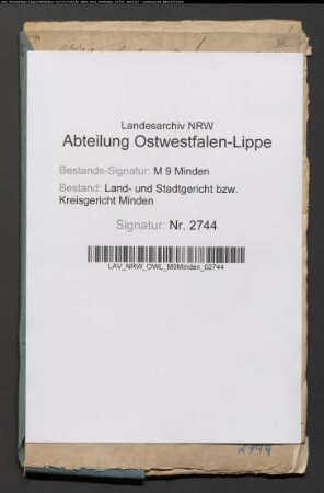 Erblasser: Wehrmann, Anne Marie: