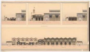 Hauptbahnhof, Frankfurt/Main Empfangsgebäude: Längsschnitte, Querschnitte