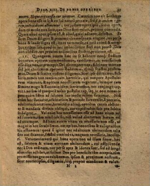 Disputationum Anti-Papisticarum Decima Tertia De Bonis Operibus