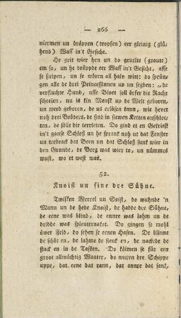 52. Knoist un sine dre Sühne.