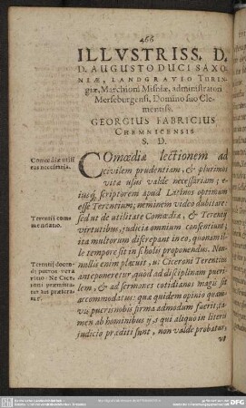 [Epistola Georgius Fabricius]