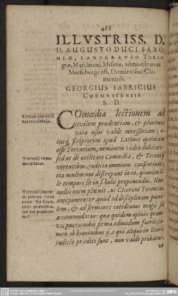 [Epistola Georgius Fabricius]