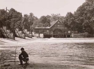Cottbus, alte Wassermühle an der Spree