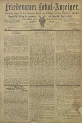 Nr. 142, 19.06.1907