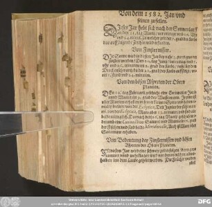 Von dem 1582. Jar / und seinen zufellen.