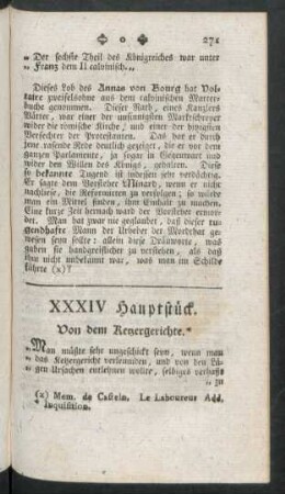 XXXIV. Hauptstück. Von dem Ketzergerichte