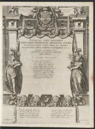 Francisci, Tertii, Bergomatis ... Pictoris. Ad Potentissimum, Philippum, Hispaniarum. Et. C. Regem, Catholicum, Austriacae, Affinitatis, Imaginum, Pars, Quarta,