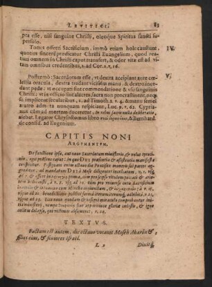 Capitis Noni Argumentum.