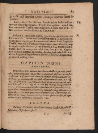 Capitis Noni Argumentum.