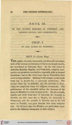 Book III: Of the Stated Periods of Worship, and Various Duties and Ceremonies