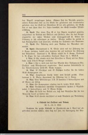 4. Schlacht bei Soissons und Reims