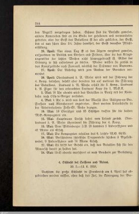 4. Schlacht bei Soissons und Reims