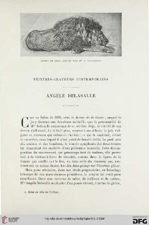 4. Pér. 8.1912: Angèle Delasalle : peintres-graveurs contemporains