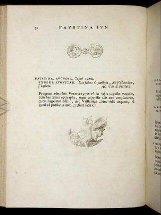 Faustina. Iun. [ ... mit Abbildungsbeschreibung].