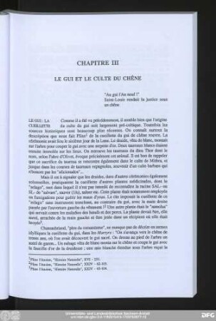Chapitre III Le Gui Et Le Culte Du Chêne