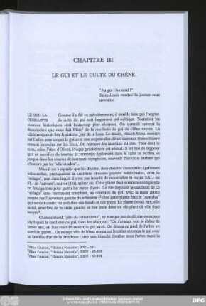 Chapitre III Le Gui Et Le Culte Du Chêne