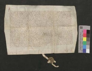 Kaufbrief über Güter (im Bann von Breisach und Heiteren?) für das Kloster Marienau.