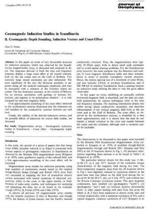 Geomagnetic induction studies in Scandinavia