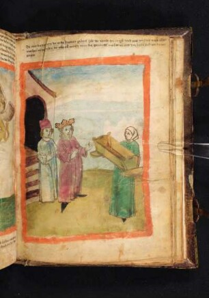 Nero mit Arzt, gegenüber Frau mit Wiege