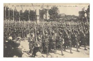 Les Fètes de la victoire, 14. Juillet 1919 - Les troupes noires