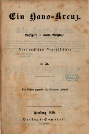 Das Theater des Auslandes. 8. 1858/59, H. 10