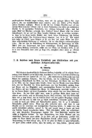 J. B. Basedow nach seinem Verhältniß zum Christenthum und zum christlichen Religionsunterrichte : (Fortsetzung)