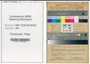 Entnazifizierung Peter Pinhammer , geb. 08.01.1915 (Koch)