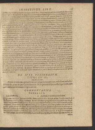 Der Iure Personarum. Titulus III.