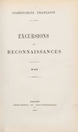 7.1884=Nr.17-18: Excursions et reconnaissances