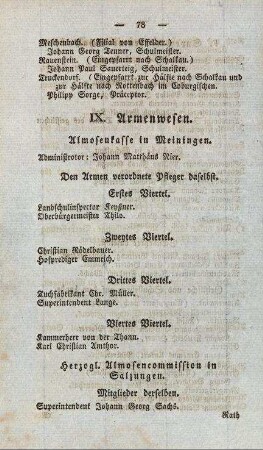 IX. Armenwesen
