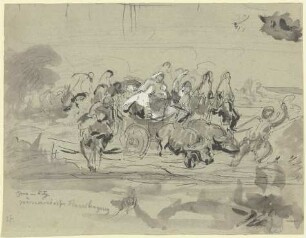 Rumänischer Flußübergang