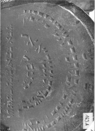 Grabstein 163 (Index: 99786092) Zustand: mindestens zur Hälfte eingesunken Maße HxBxT: 63x48x11 cm: Grabstein 163A