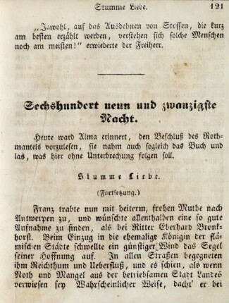 Sechshundert neun und zwanzigste Nacht