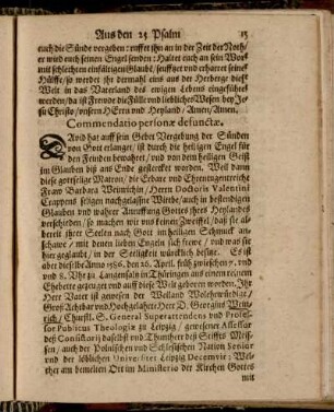 Commendatio personae defunctae