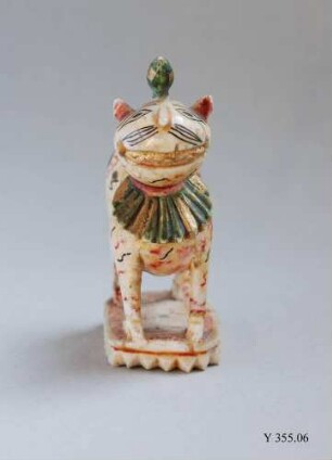 Spielfigur Katze aus einem Satz von 26 Spielfiguren