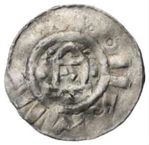 Fundmünze, Sachsenpfennig, um 1000 - 1025