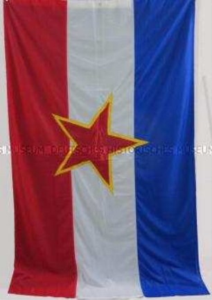 Staatsflagge der Sozialistischen Föderativen Republik Jugoslawien