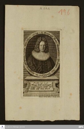 Porträt von Friedrich Renz.