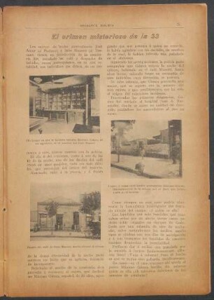 El crimen misterioso de la 33