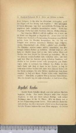 Apostel Krebs