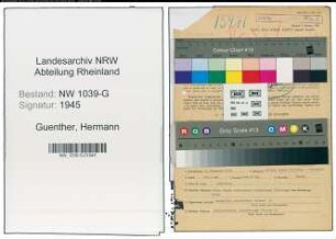 Entnazifizierung Hermann Guenther , geb. 02.12.1904 (Postbeamter)