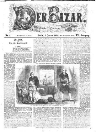 Der Bazar : illustrirte Damen-Zeitung. 7. 1861