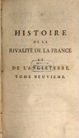 Supplément A L'Histoire De La Rivalité De La France Et De L'Angleterre Et à l'Histoire de la Querelle de Philippe De Valois & d'Edouard III, &c., 2