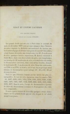 Vingt et unième causerie [...]